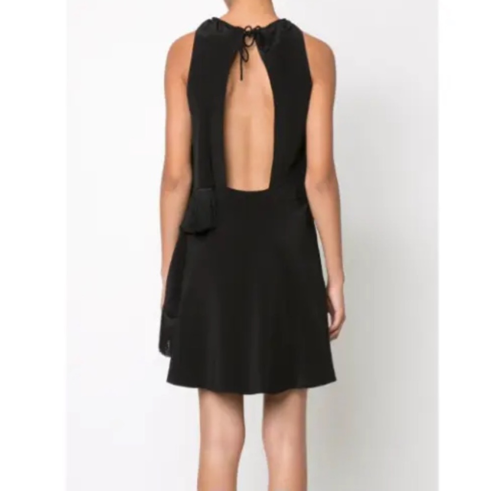 Derek Lam 10 Crosby Black Fringe Cocktail Dress - size 0 Extra Small - Picture 6 of 8